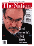 David Horowitz on the cover of The Nation