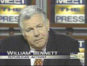 William J. Bennett on NBC's Meet The Press